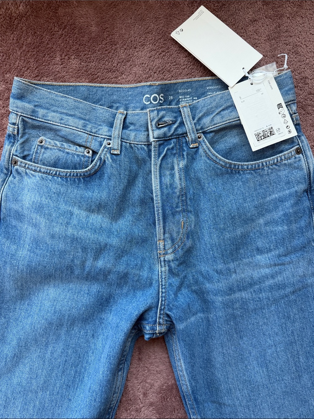 COS Woman’s Mid-Blue Straight Jeans